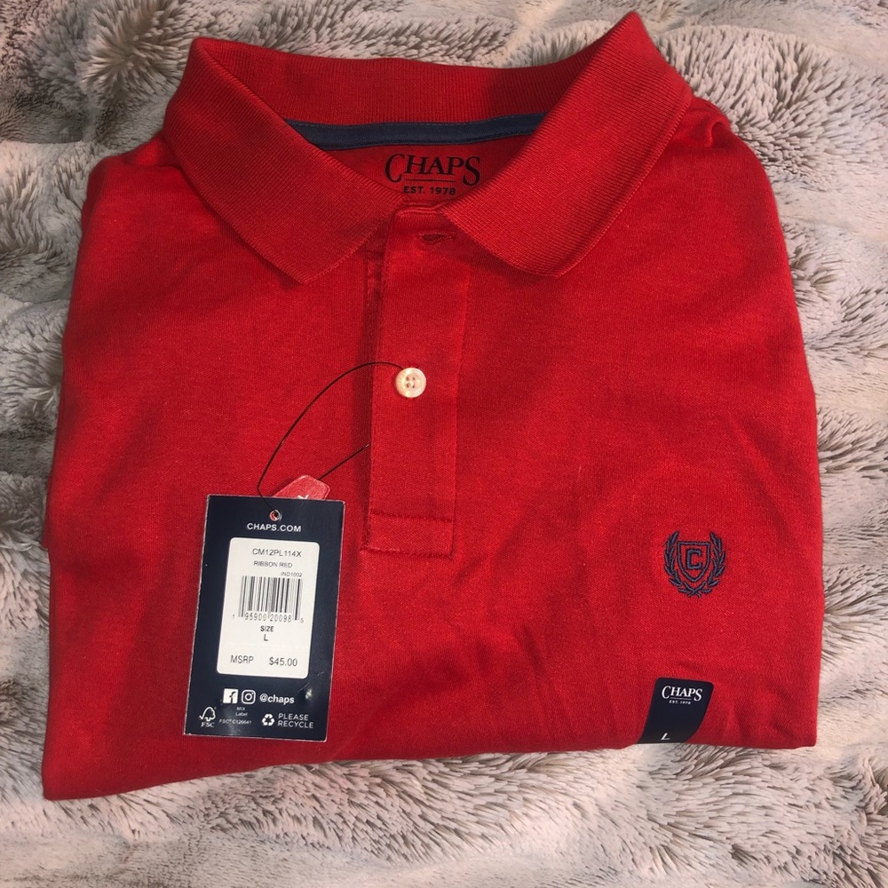 Brand new!!! Chaps mens shirt. Size large.